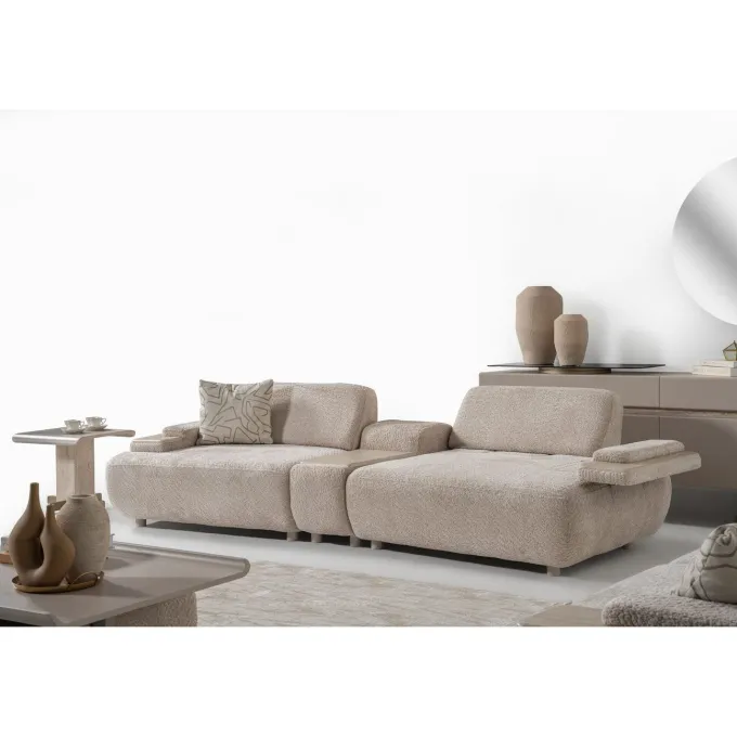 Toscana Beige (275 x 75 x 105 cm) 4-sitssoffa