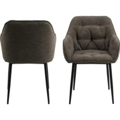 Toulon Karmstol Monza tyg Taupe