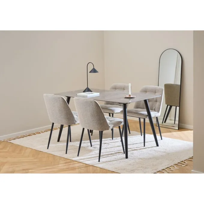 Toulon Matstol Monza tyg Beige