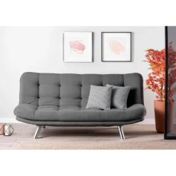 Toulouse bäddsoffa (200 x 95 x 105 cm) Grå 3-sitssoffbädd