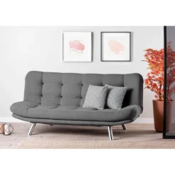 Toulouse bäddsoffa (200 x 95 x 105 cm) Grå 3-sitssoffbädd