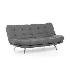 Toulouse bäddsoffa (200 x 95 x 105 cm) Grå 3-sitssoffbädd