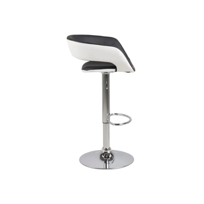 Tracy Barstol PU Svart/Vit