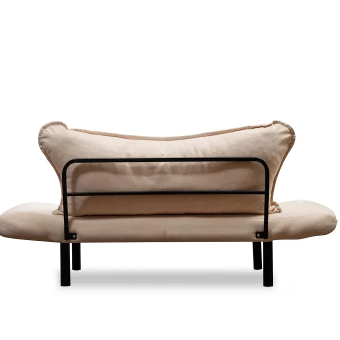 Tunis (150 x 70 x 75 cm) Creme 2-sits bäddsoffa