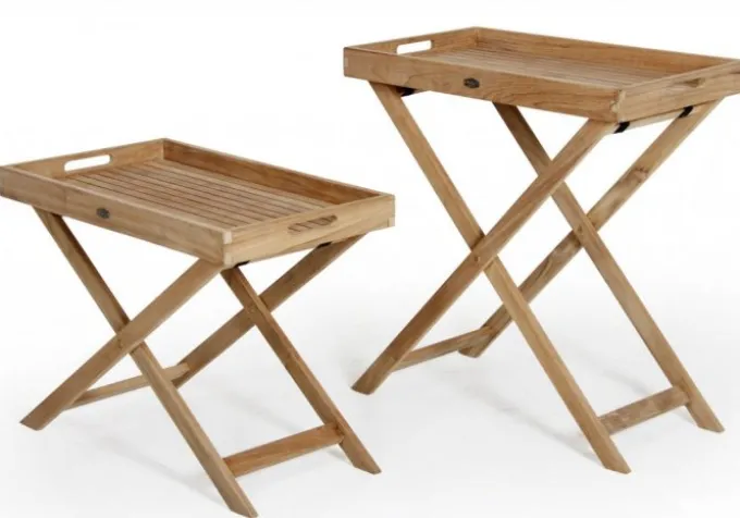 Turin Brickbord Låg Teak