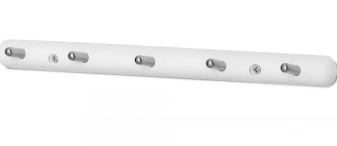 Twist Knopplist 5 krokar Vit
