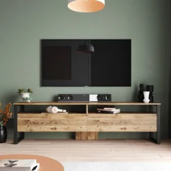 Uppsala TV (180 x 56 x 35,5 cm) Atlantisk furu TV-enhet