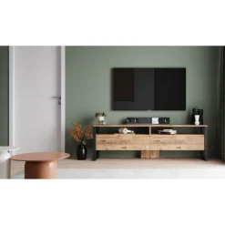 Uppsala TV (180 x 56 x 35,5 cm) Atlantisk furu TV-enhet