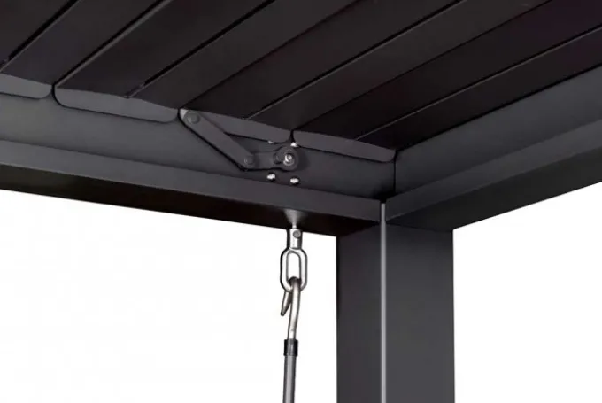 Utsikt Pergola 3x4m Svart