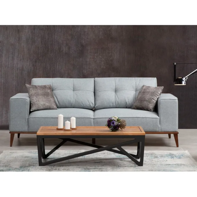 Valparaiso 3-sits (223 x 91 x 85 cm) Grå 3-sits bäddsoffa