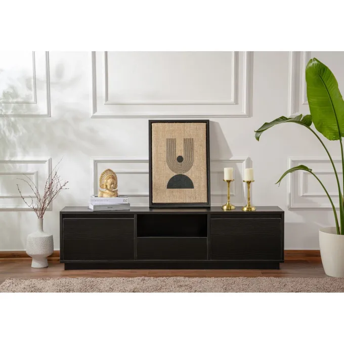 Vanguard TV-bänk Wood Black