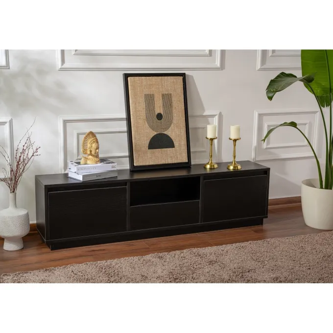 Vanguard TV-bänk Wood Black