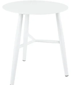 Vannes Sidobord 45 cm Rund Vit