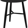 Vannes Sidobord 45 cm Rund Svart