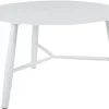 Vannes Soffbord 75 cm Rund Vit