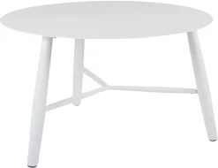 Vannes Soffbord 75 cm Rund Vit