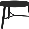Vannes Soffbord 75 cm Rund Svart