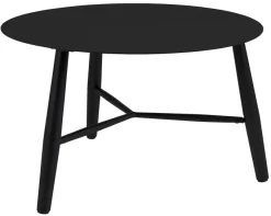 Vannes Soffbord 75 cm Rund Svart