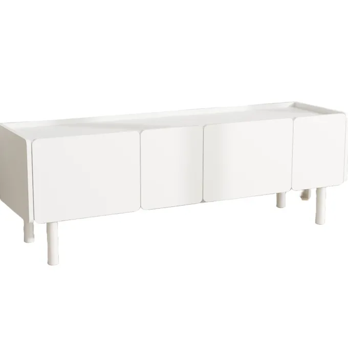 Vector Mediabänk 160 cm Vit