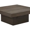 Vento Soffbord 100x100 cm Brun Ek