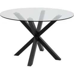 Verdun Matbord Rund 119 cm Glas