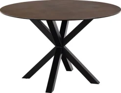 Verdun Matbord Rund 119 cm Rund Brun Keramik