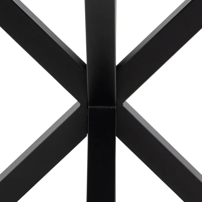 Verdun Matbord Rund 119 cm Vit Keramik