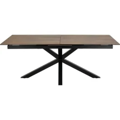 Verdun Matbord 100x200-240 cm Rostbrun Lemco