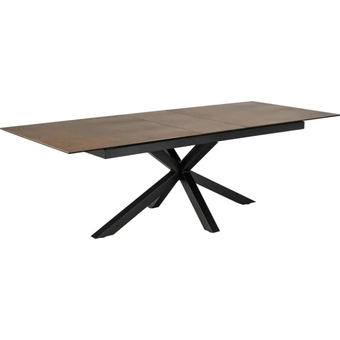 Verdun Matbord 100x200-240 cm Rostbrun Lemco