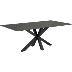 Verdun Matbord 200x100 cm Svart Fairbanks