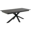 Verdun Matbord 100x200-240 cm Svart Fairbanks