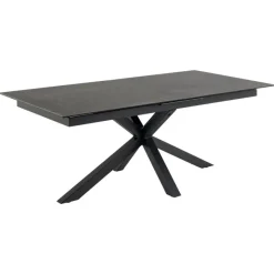 Verdun Matbord 100x200-240 cm Svart Fairbanks