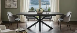 Verdun Matbord 100x200-240 cm Svart Fairbanks