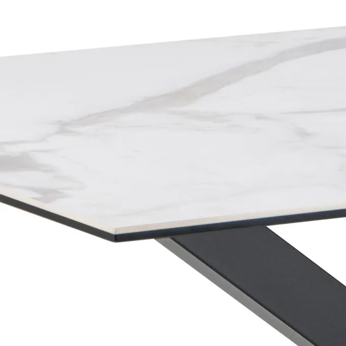 Verdun Matbord 135x80 cm Vitt Akranes
