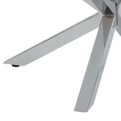 Verdun Soffbord Rund 82 cm Glas/Krom