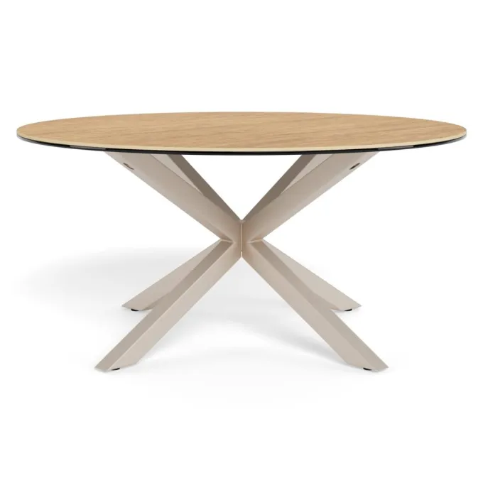 Verdun Soffbord Rund 82 cm Grå/Vildek