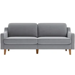 Vernier 3-sits soffa Dimgrå valnöt