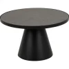 Vernon Soffbord Rund 66 cm Svart