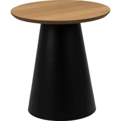 Vernon Soffbord Rund 45 cm Svart