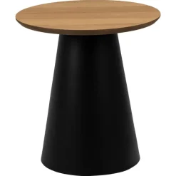 Vernon Soffbord Rund 45 cm Svart