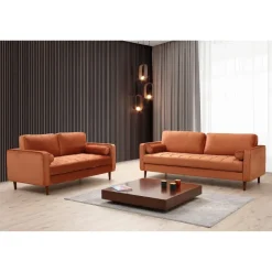 Verona (175 x 90 x 70 cm) 2-sitssoffa Orange