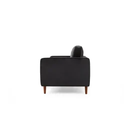 Verona (175 x 90 x 70 cm) 2-sitssoffa Svart ek