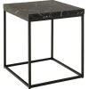 Vesterbro Soffbord 40x40 cm Svart Marquina