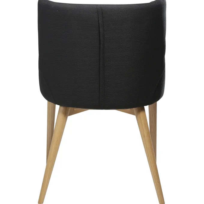 Vetro Stol Black, Oak