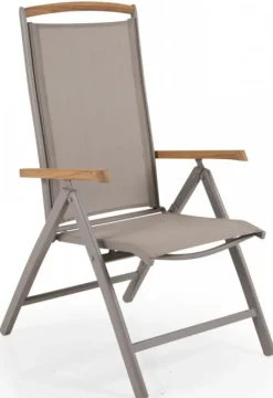 Vevi Matgrupp 230x95 cm Khaki ink 6st Andy Positionsstolar