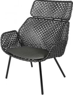 Vibe Fåtölj Hög Black/Graphite