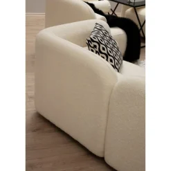 Victoria Bouclette (190 x 74 x 90 cm) Creme 2-sitssoffa