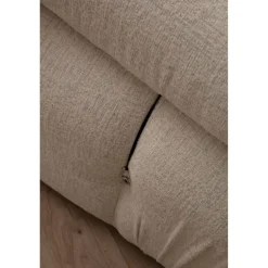 Vienna Beige L1-O1-1R-PUF (288 x 95 x 75 cm) Hörnsoffa Creme