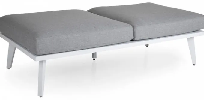 Villac 2-Sits Modul Vit/Grå