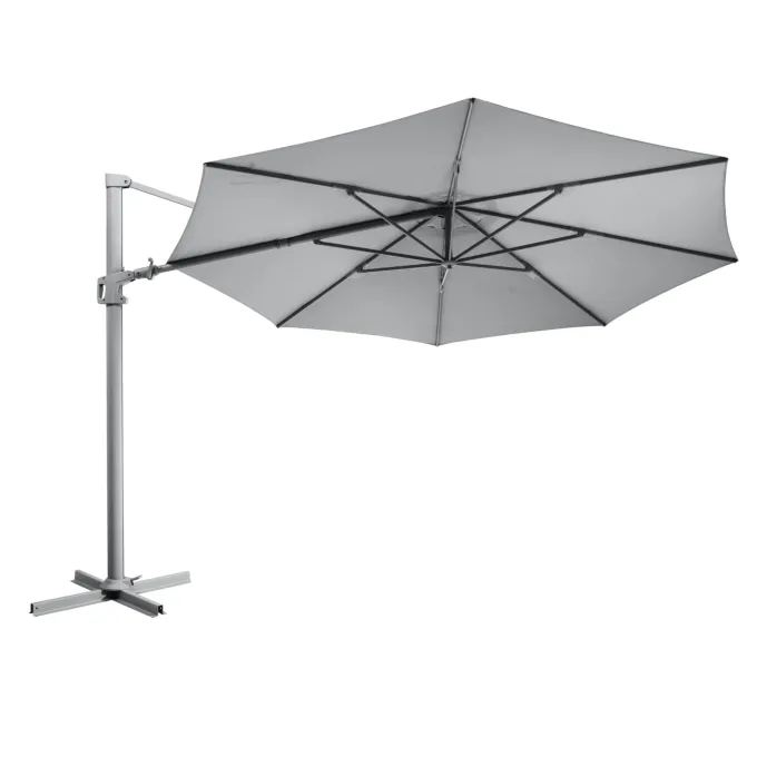 Vinovo Frihängande Parasoll Antracit/Grå, 350 cm